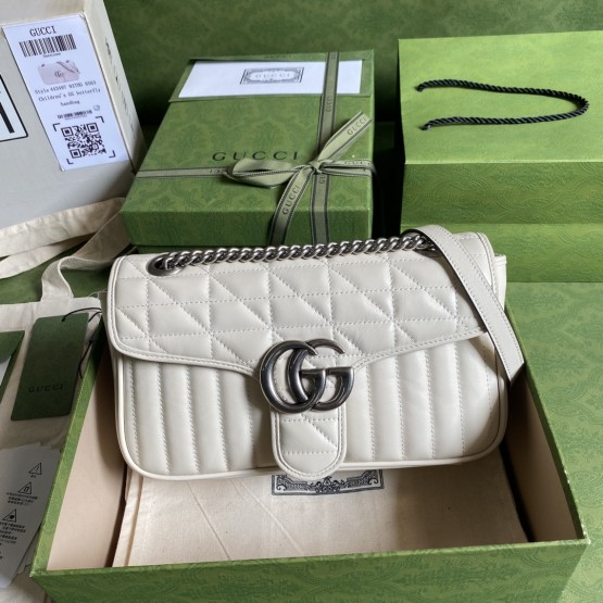Gucci GG Marmont New Bag 26cm&22cm White