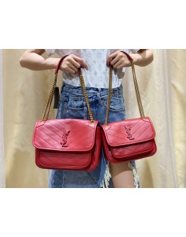 YSL NIKI Chain Bag 22cm&28cm Red