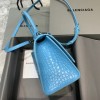 Balenciaga Hourglass S&XS Size Bag in Blue