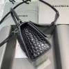 Balenciaga Hourglass XS Size Bag in Black