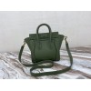 Celine Nano Luggage Bag 20cm Green
