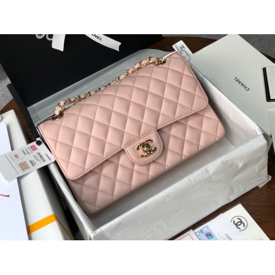 C-C CF 25cm Caviar Pink Bag