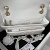 C-C CF Shoulder Bag AS2798 white&black