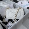 C-C CF Shoulder Bag AS2798 white&black