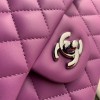 C-C CF 25cm Lambskin Purple Bag