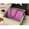 C-C CF 25cm Lambskin Purple Bag