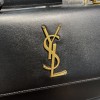 YSL Sunset Medium 25cm Black