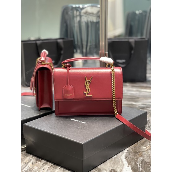 YSL Sunset Medium 25cm Red