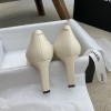 C-C Heels Beige&white&Black