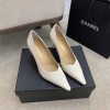 C-C Heels Beige&white&Black