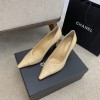 C-C Heels Beige&white&Black