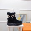 lv boots Black