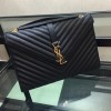 YSL Envelop Large Bag in Black