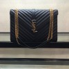 YSL Envelop Large Bag in Black