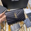 YSL Monogram WOC 19cm Silver&Gold 