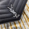 YSL Monogram WOC 19cm Silver&Gold 