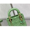 Dior Mini Lady Dior Bag Green 17cm
