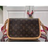 LV DIANE M45985 with Hot Pink Strap