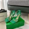 Bottega Veneta Women Stretch Sandals Green