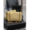 YSL Kate raffia chain bag