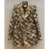 Gucci X Balenciaga Women's Logo Print Jacket Coffee