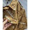 Gucci X Balenciaga Women's Logo Print Dress Coffee