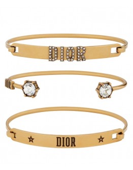Dior Dio(r)evolution Bracelet Set Golden (3 Pieces)