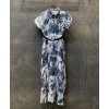 Dior Women's Printed Dress Dark Blue