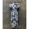 Dior Women's Printed Dress Dark Blue