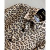 Dior Women's  Leopard Print Coat Coffee