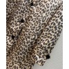 Dior Women's  Leopard Print Coat Coffee