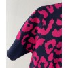 Dior Women's Leopard Print Knitted T-shirt