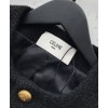 Celine Women's Woolen Coat Black