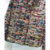 C-C Women's Colorful Embroidered Jacket Polychrome