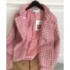 C-C Women's Tweed Jacket Pink