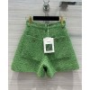 C-C Women's Tweed Shorts Green