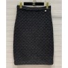 C-C Women's Tweed Skirt Black