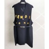 Fendi Women's Logo Embroidered Vest