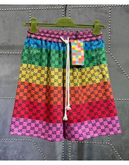 Gucci Women's Multicolor Knitted Shorts Polychrome