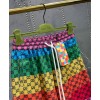 Gucci Women's Multicolor Knitted Shorts Polychrome