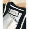 Gucci Women's Wool Tweed Coat Black