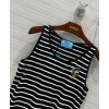 Gucci Women's Striped Vest Black