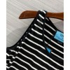 Gucci Women's Striped Vest Black