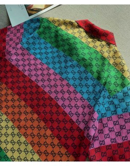 Gucci Women's Multicolor Silk Shirt Polychrome