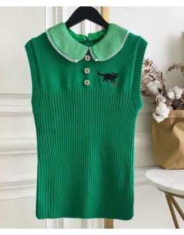 Gucci Women's Knitted Vest Green