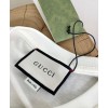 Gucci Women's Logo Embroidered T-shirt White