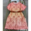 Louis Vuitton Women's Sequin Embroidered Dress Pink