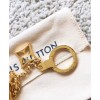 Louis Vuitton Fleur De Monogram Bag Charm Chain M65111 Golden