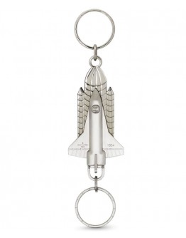Louis Vuitton Valet Rocket Key Bag Charm and Key Holder MP2216 Silver