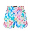 Louis Vuitton Women's Logo Print Shorts Polychrome